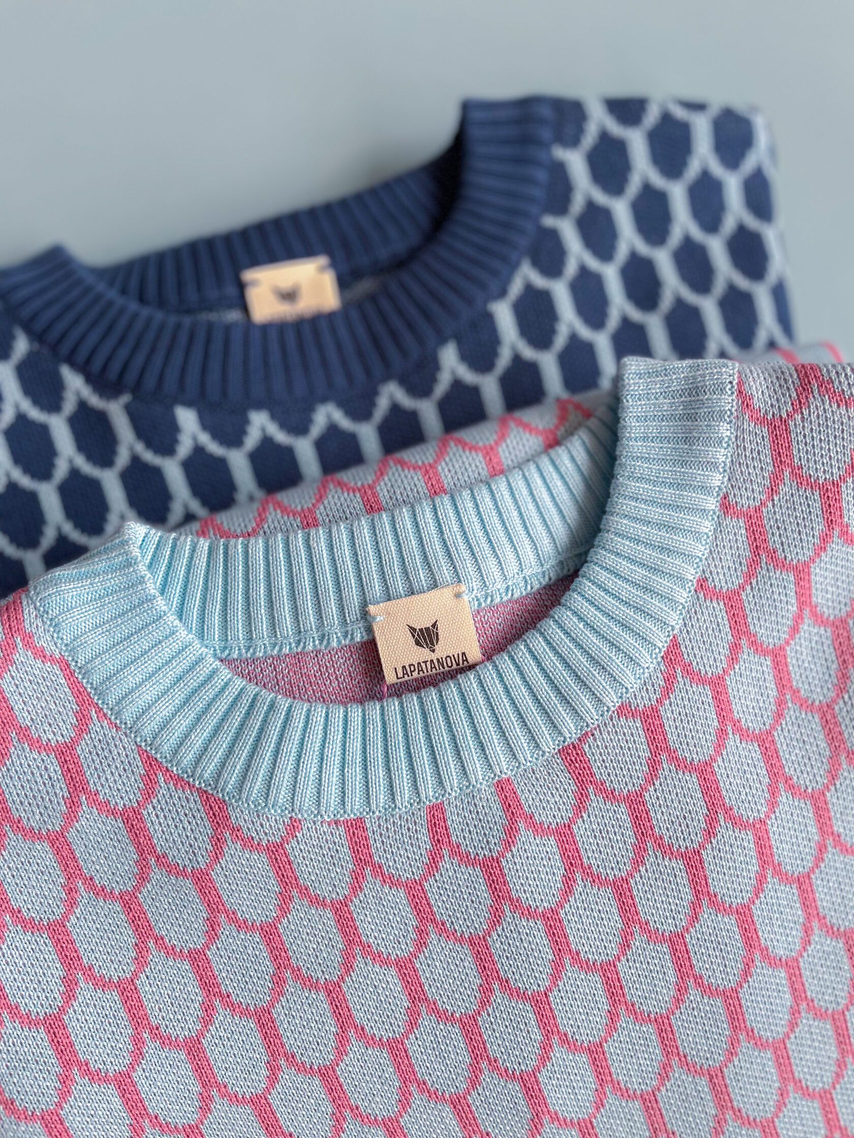 Джемпер Чешуйки оверсайз байкал oversize