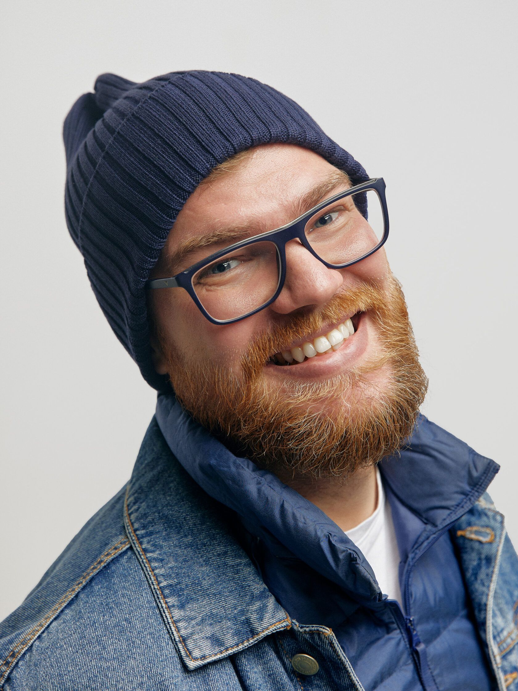 Шапка Взрослая синий S-L