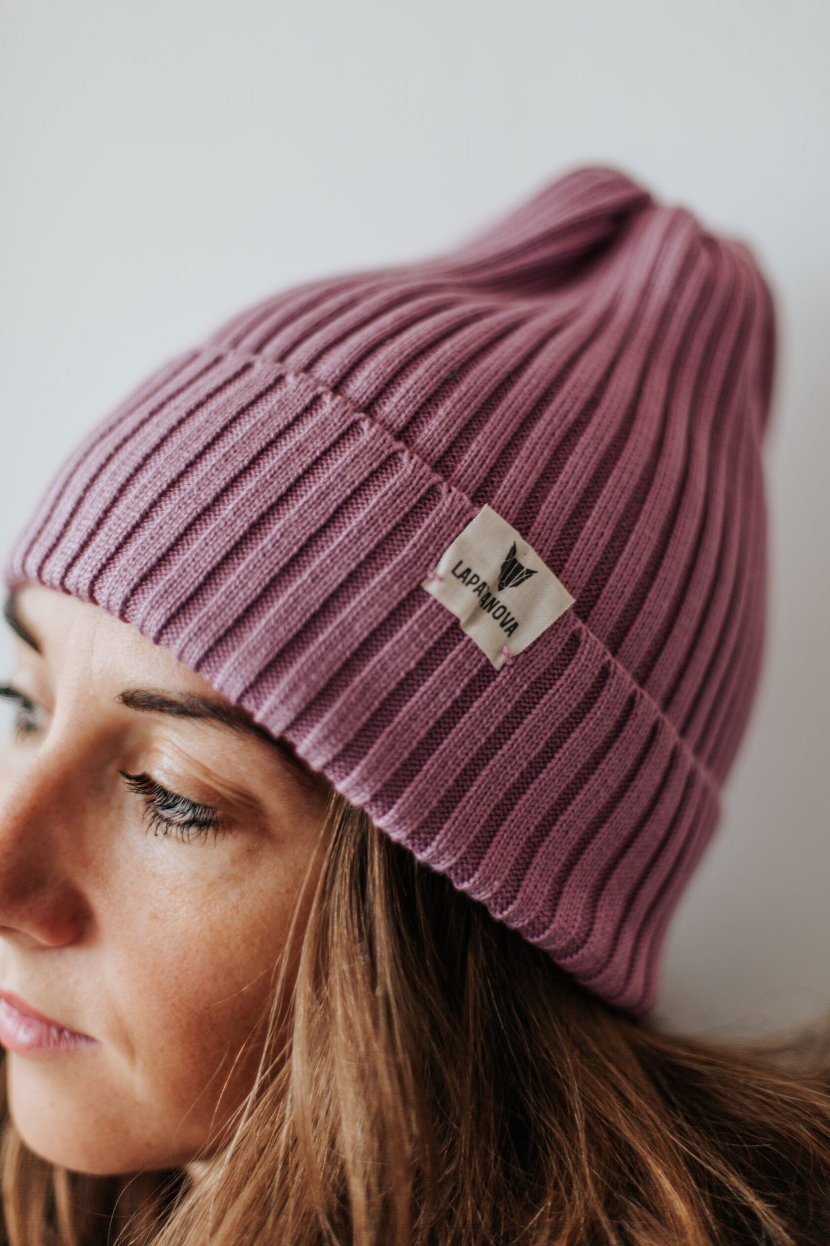 Шапка Взрослая лиловый S-L