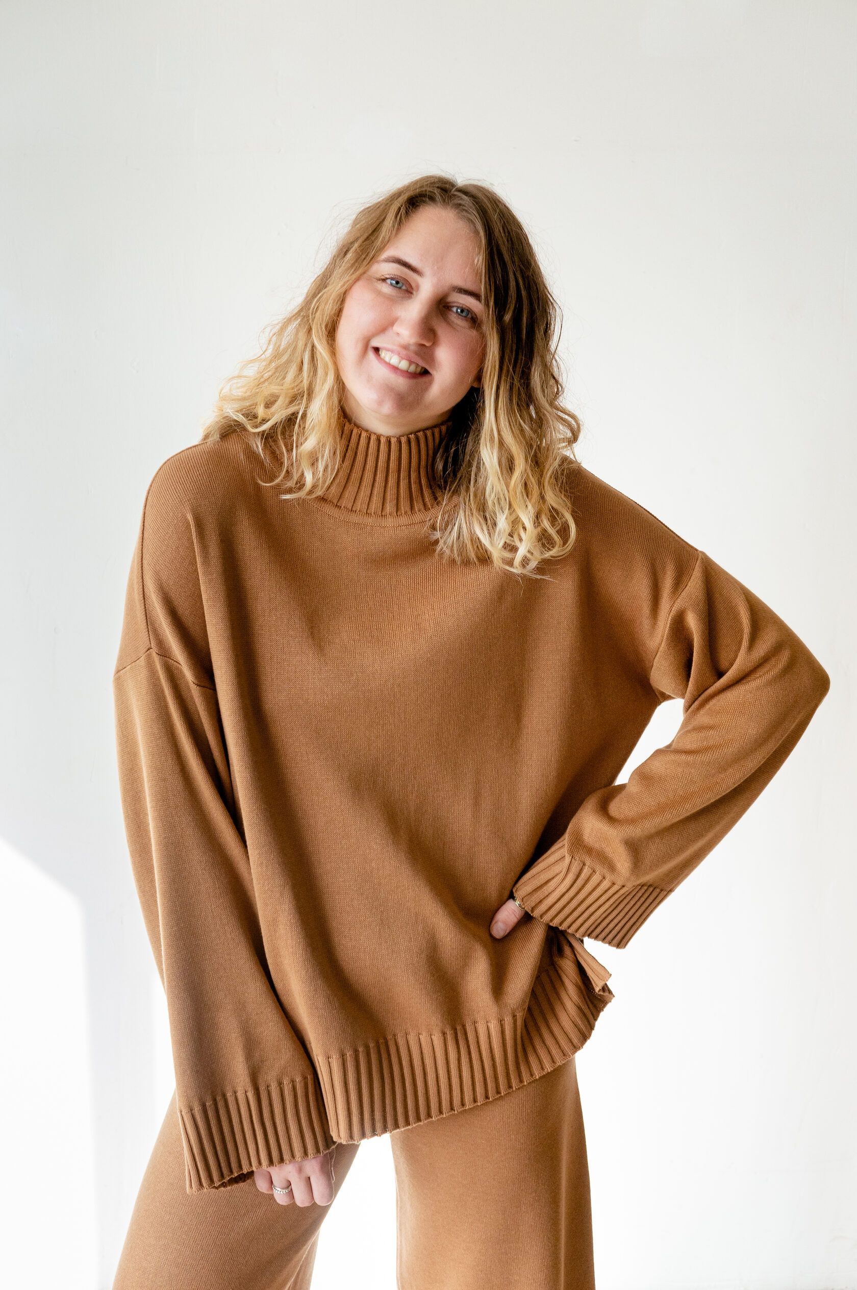 Свитер Кострома орех M-L