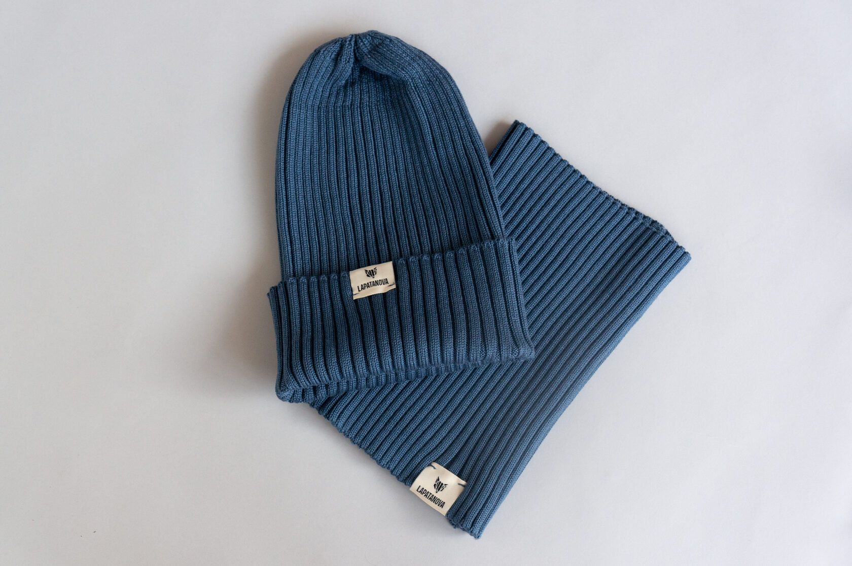 Снуд синий джинс S-L