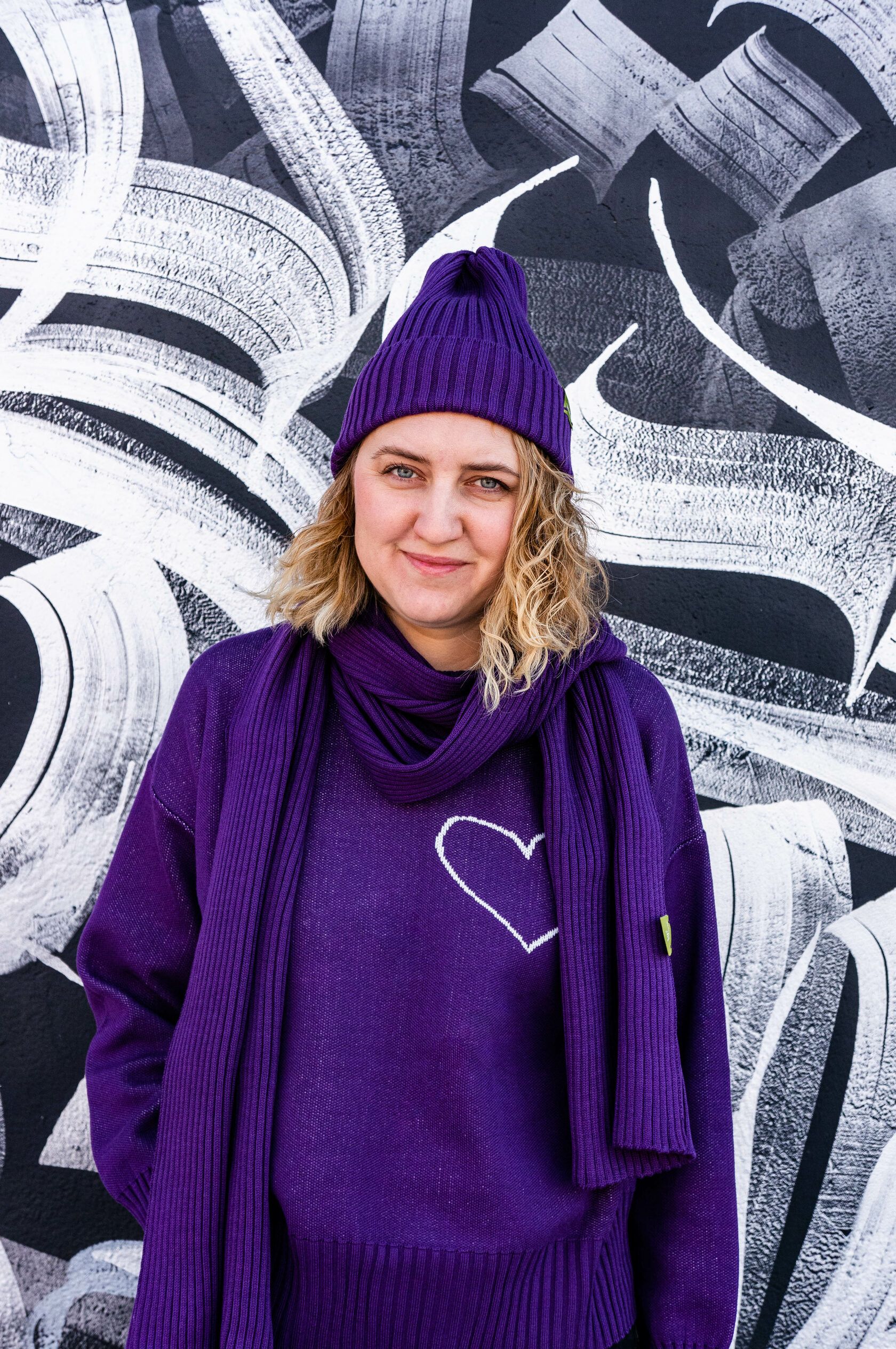 Шапка Взрослая фиолетовый S-L