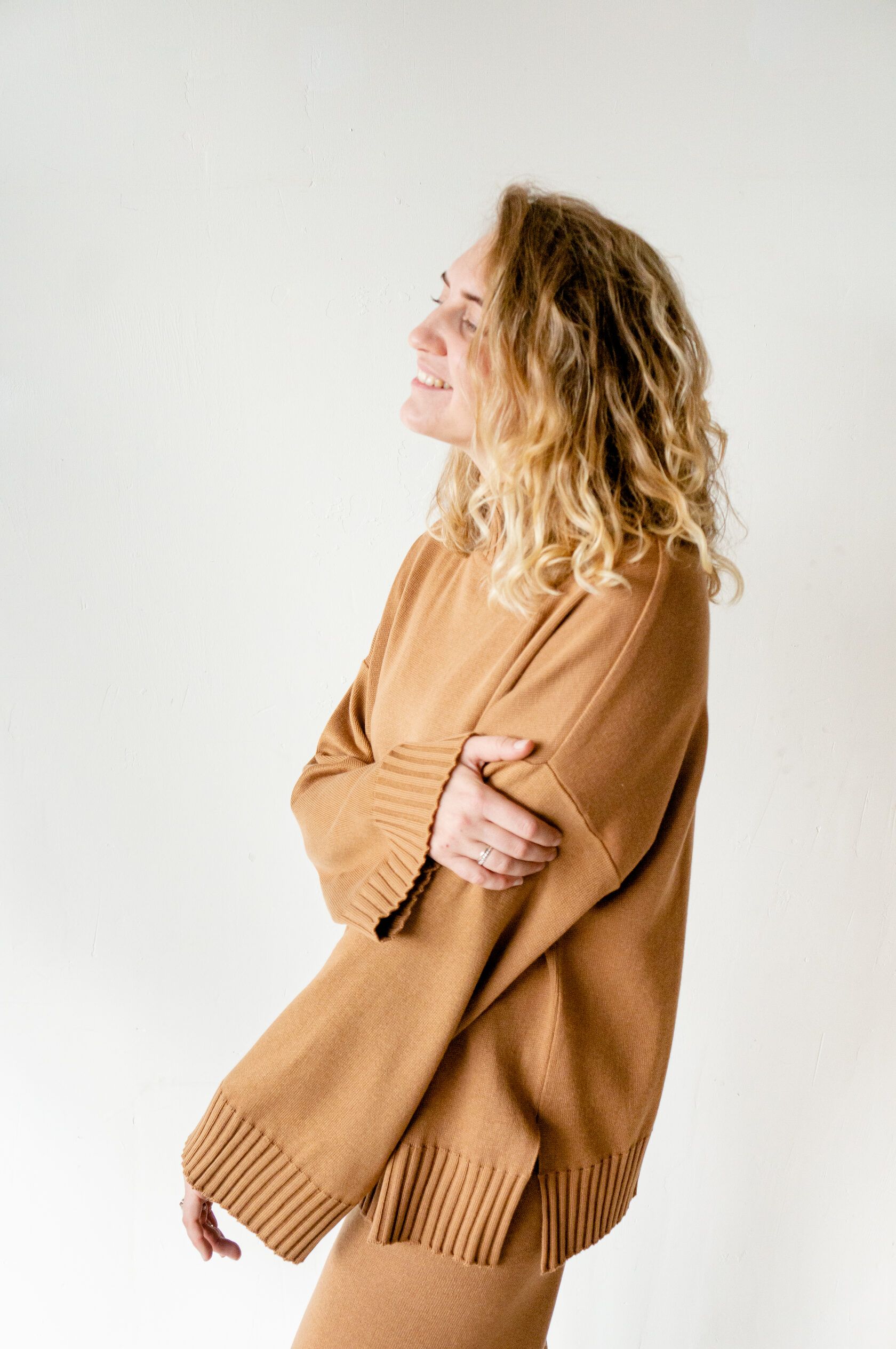 Свитер Кострома орех M-L