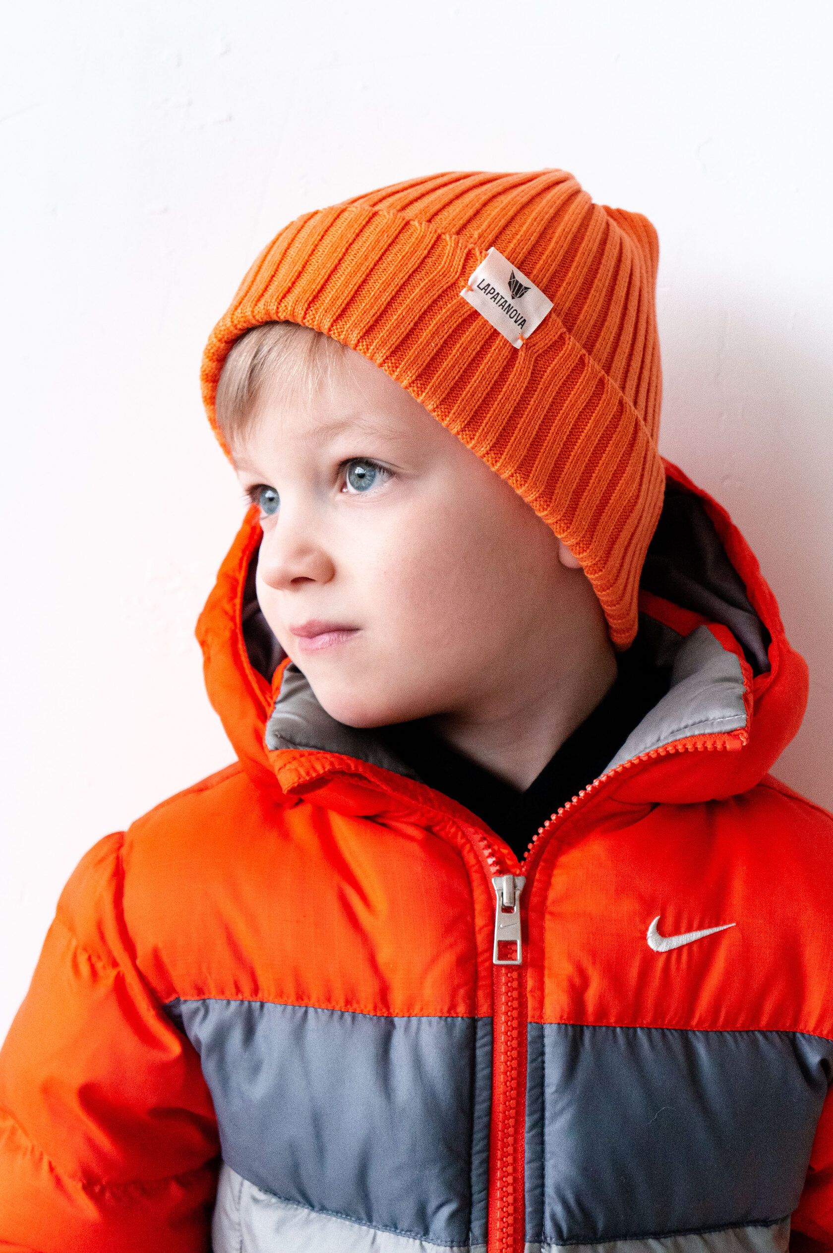 Шапка взрослая апельсин S-L