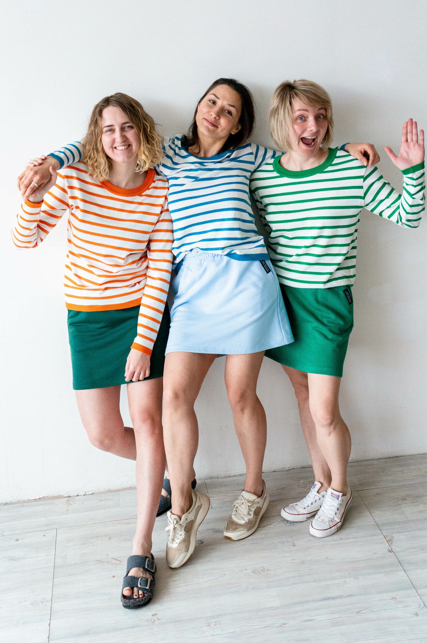 Тельняшка тонкая оранжевый XS-S