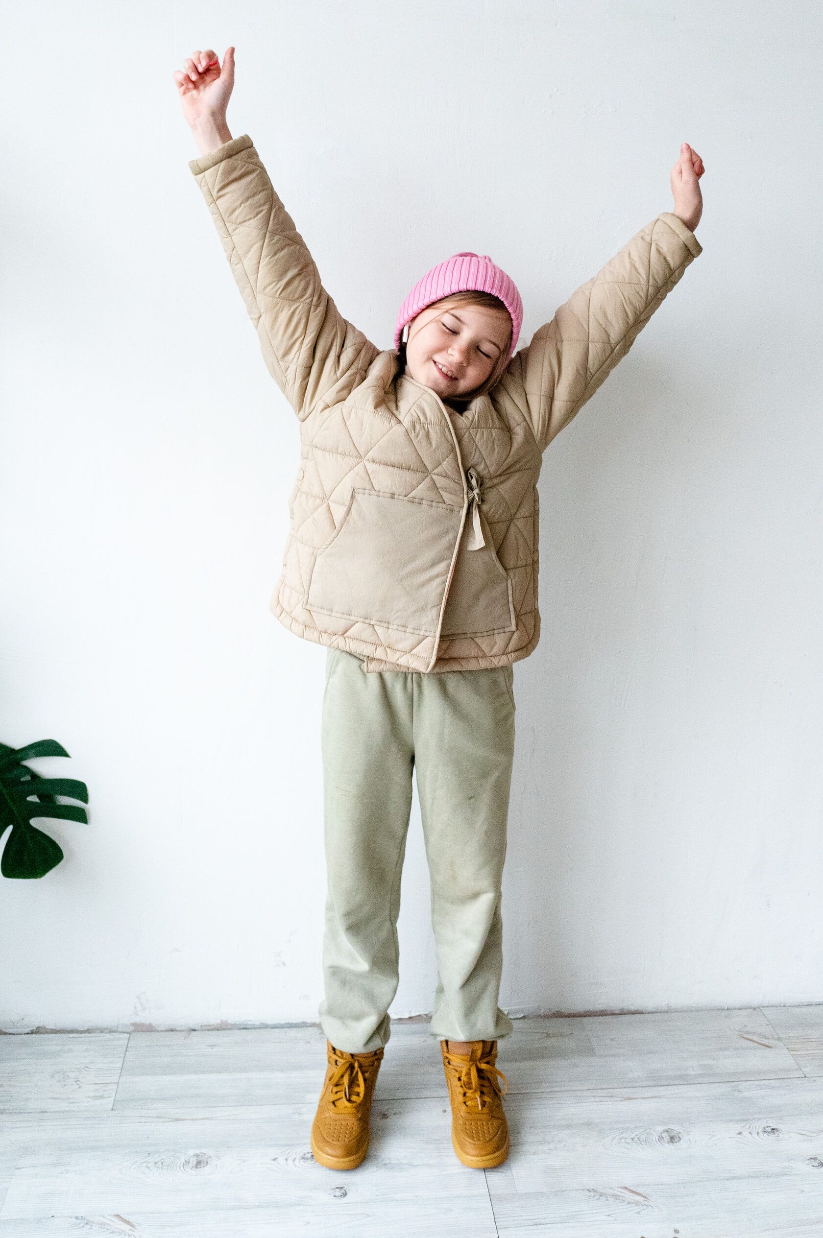 Шапка детская розовый S(0-1,5 года)