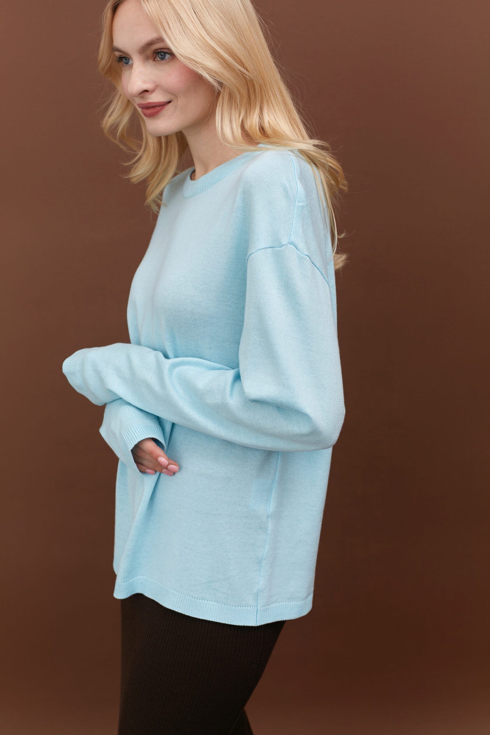 Лонгслив женский байкал M