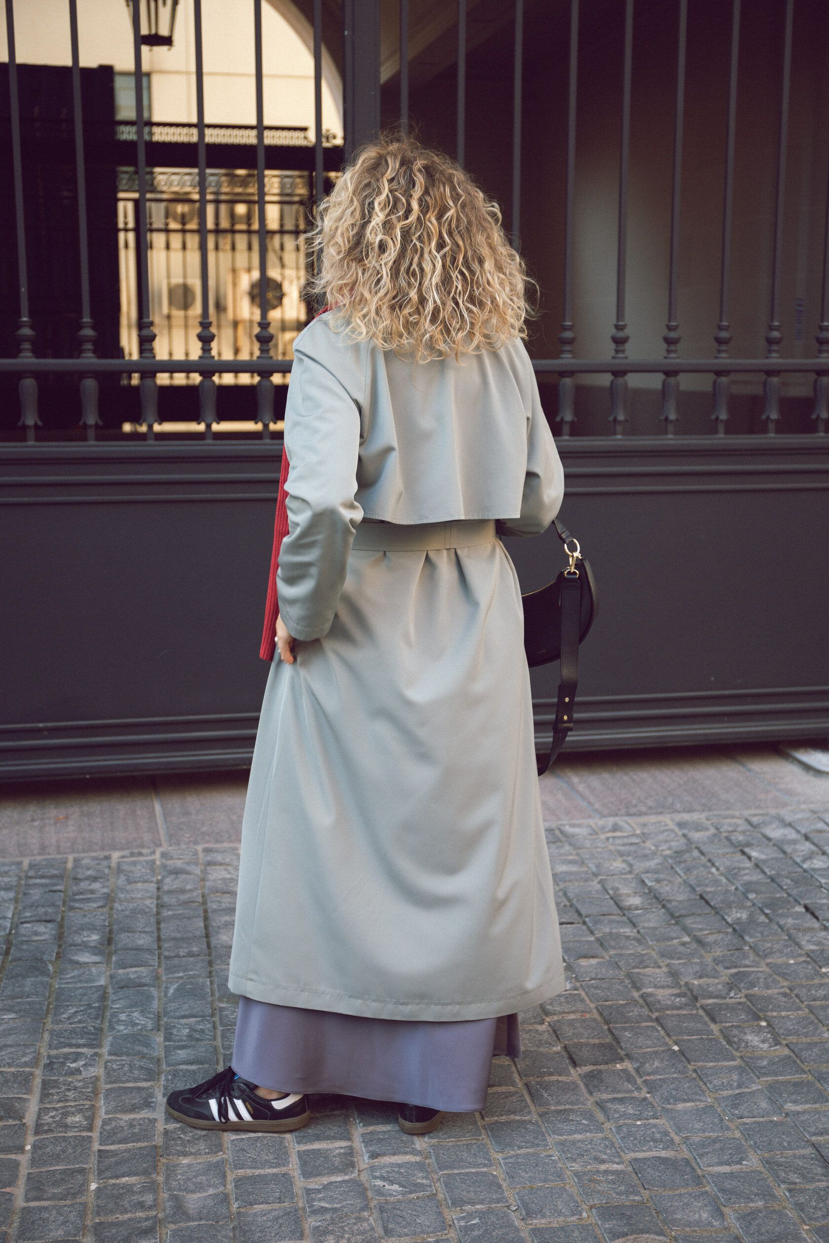 Тренч женский олива S-M