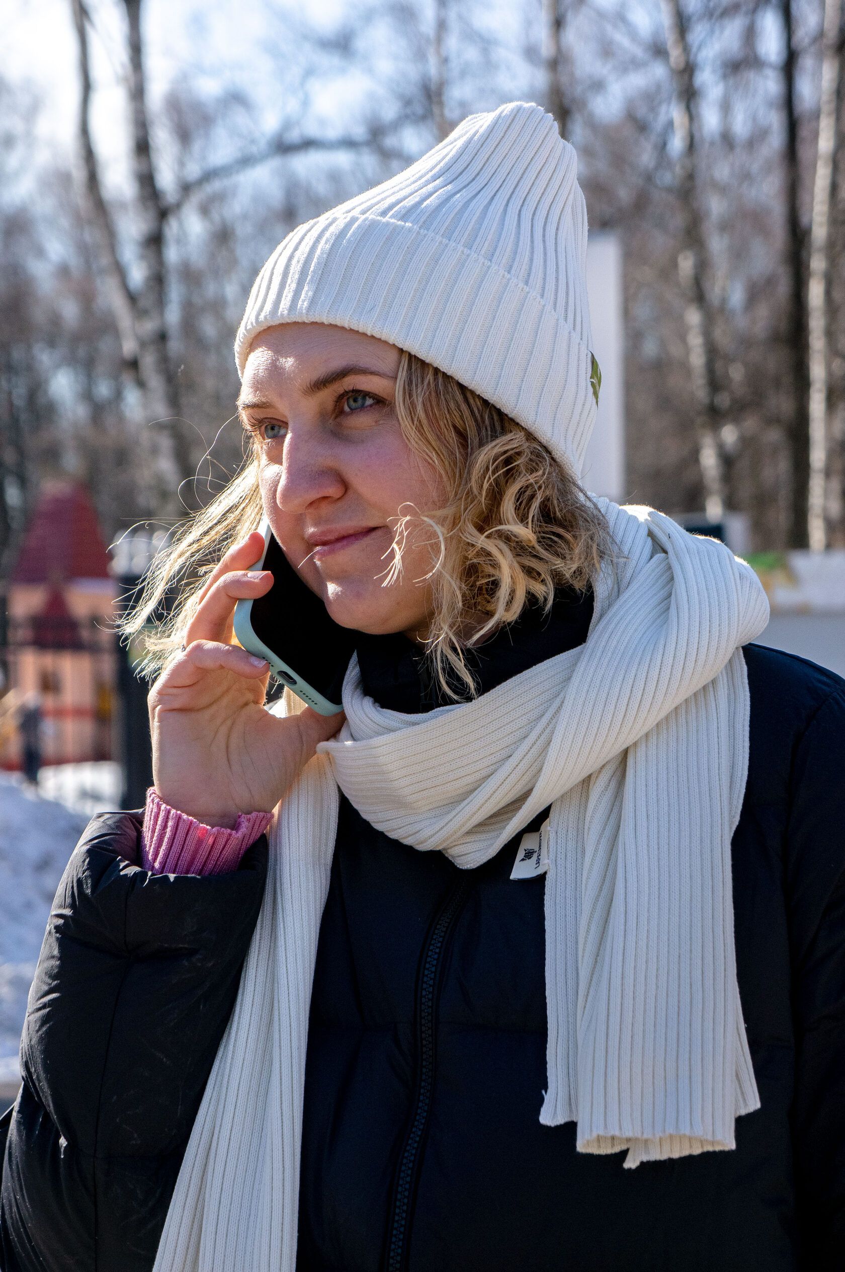 Шапка взрослая молочный S-L