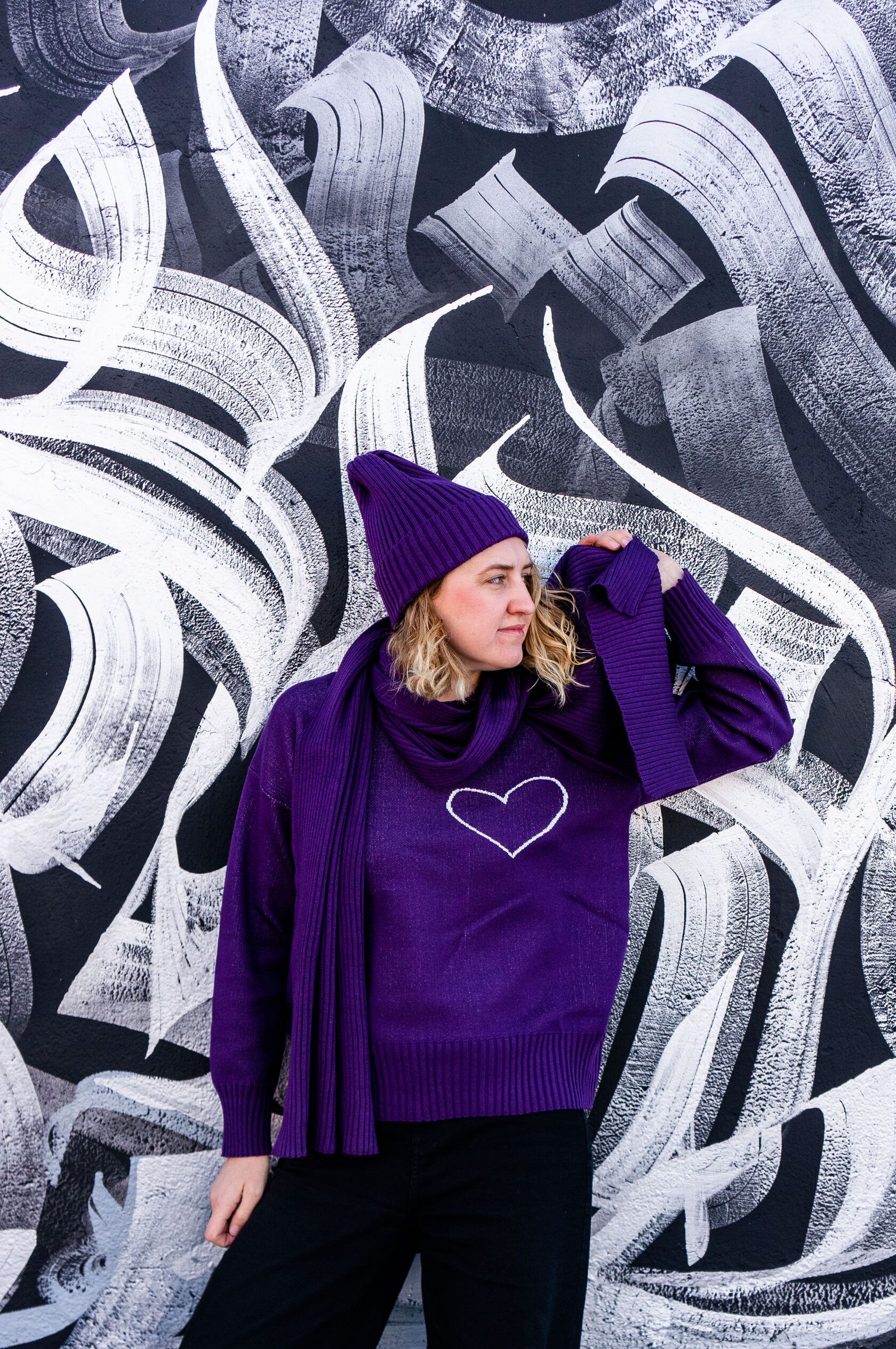 Шапка Взрослая фиолетовый S-L