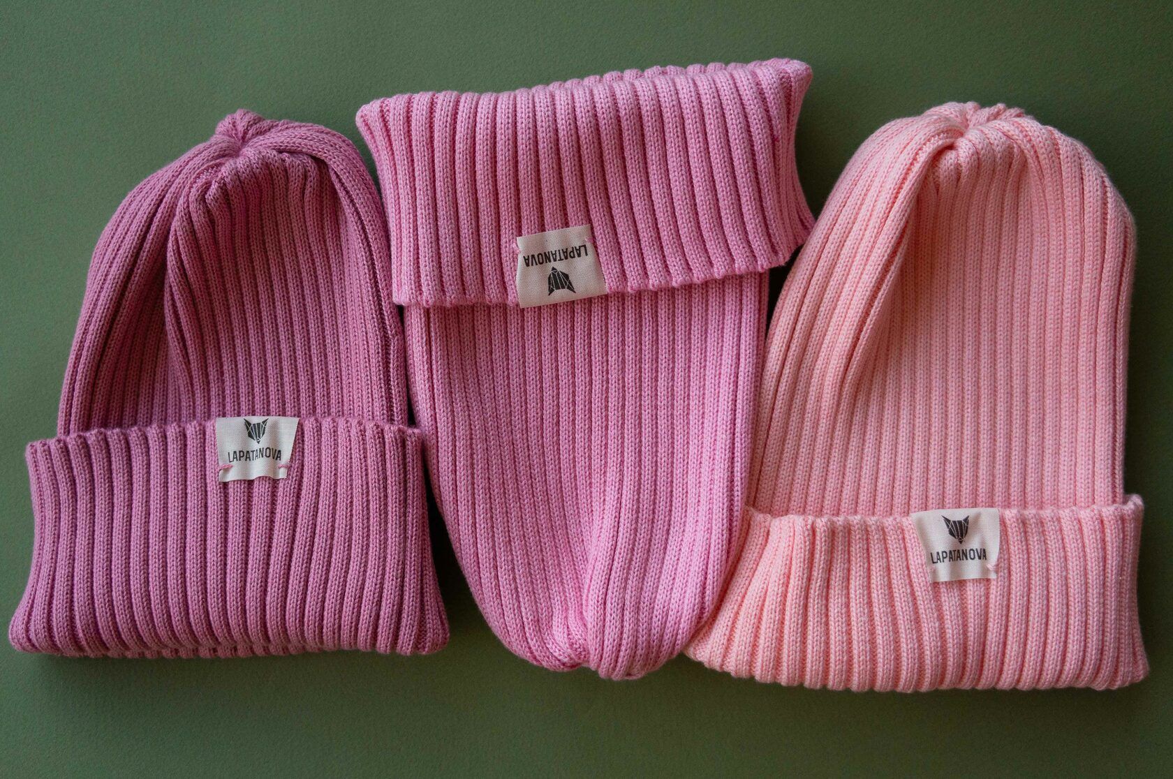 Шапка детская розовый S(0-1,5 года)