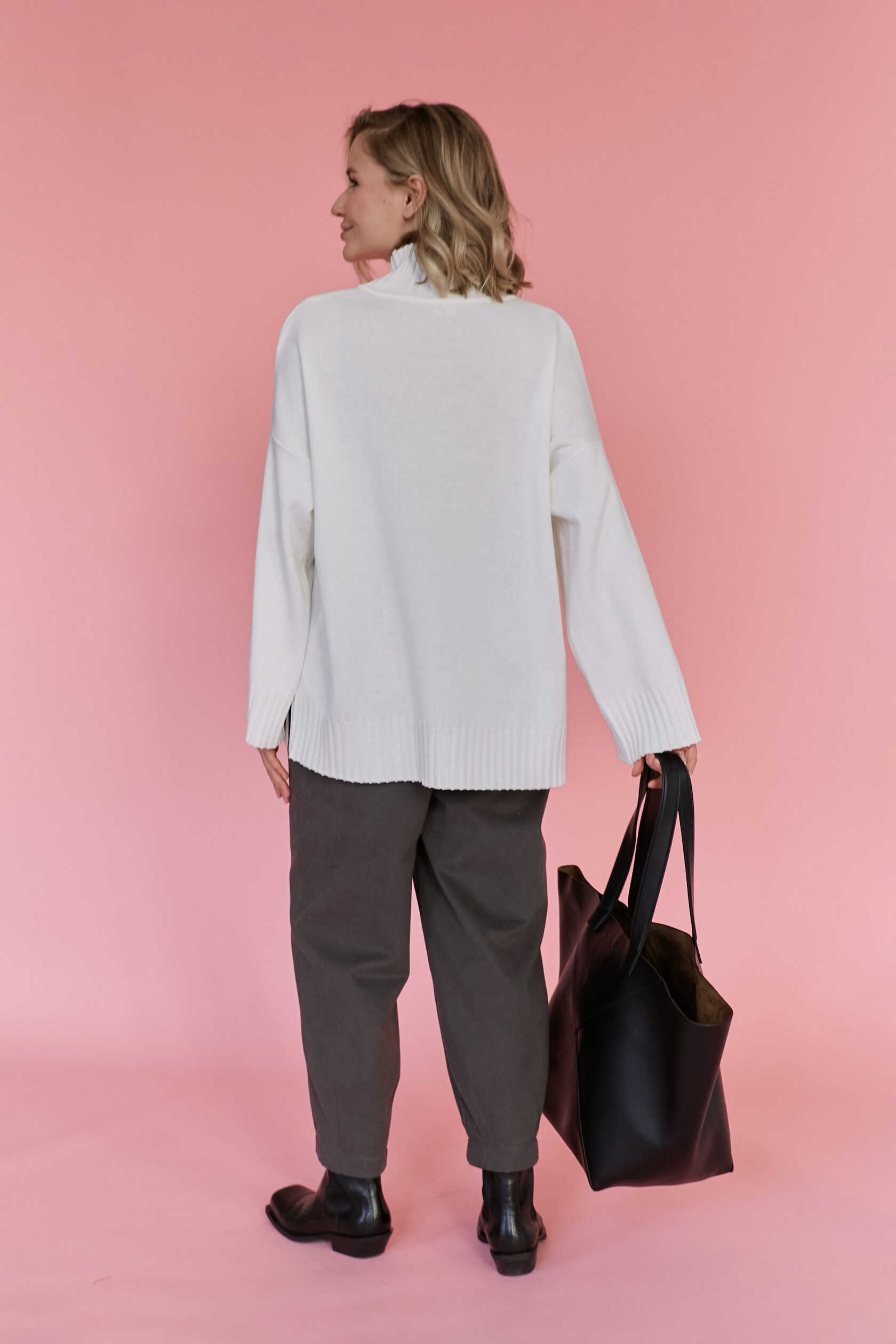 Свитер Кострома молочный XS-S