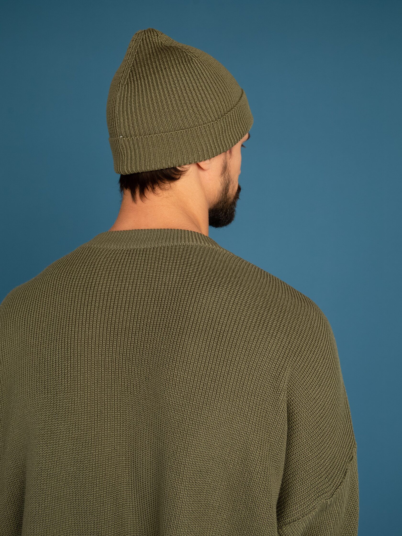 Шапка мужская бини хаки 54-60