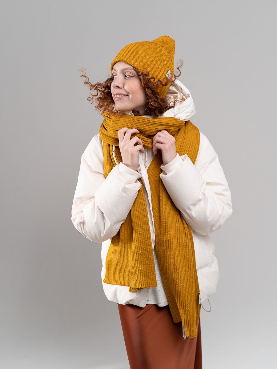 Шарф взрослый горчица undefined