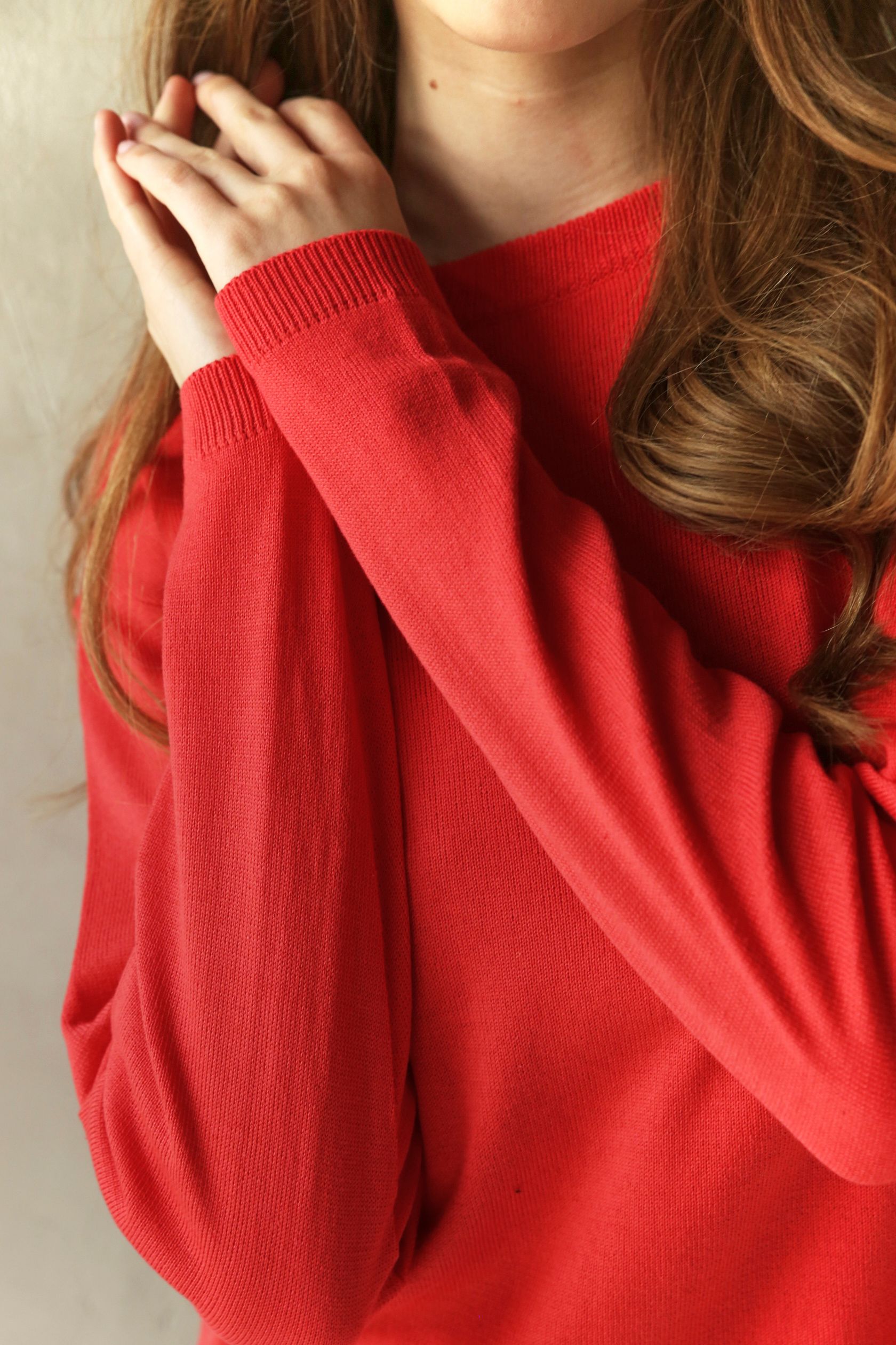 Лонгслив женский коралл XS-S