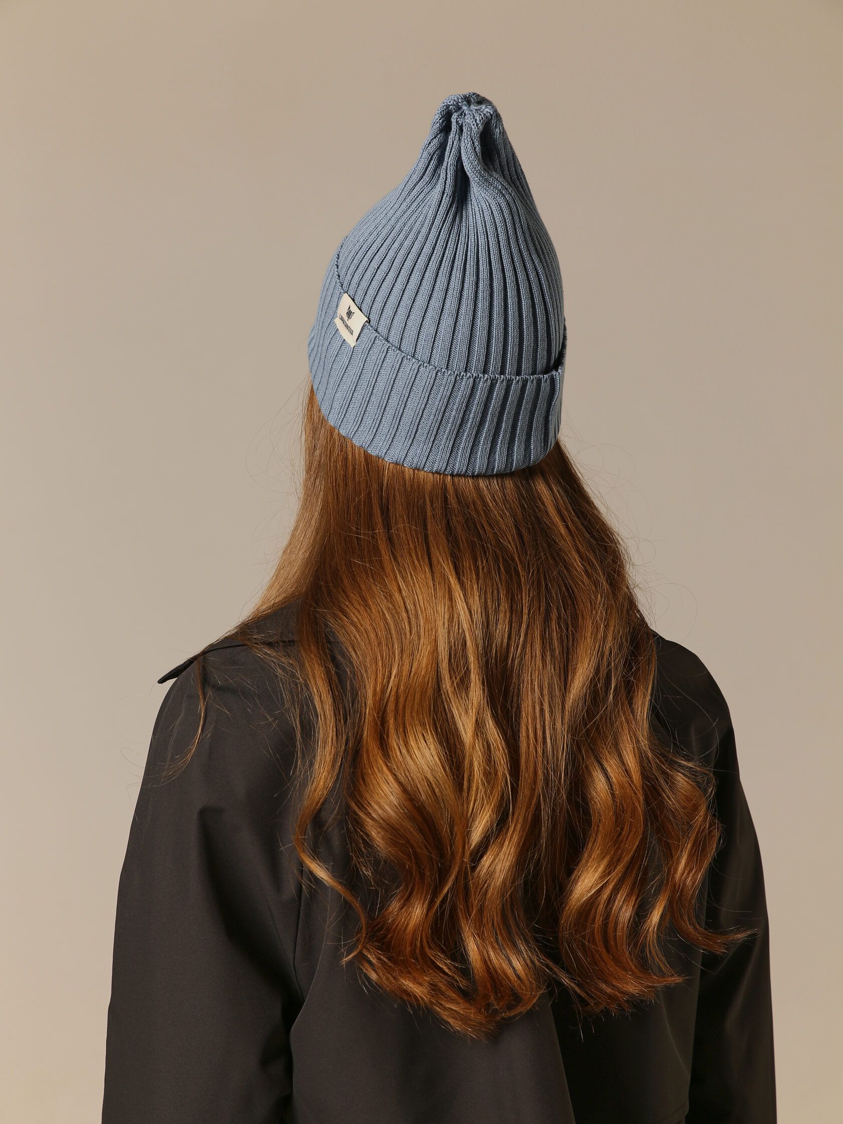 Шапка взрослая серо-голубой S-L