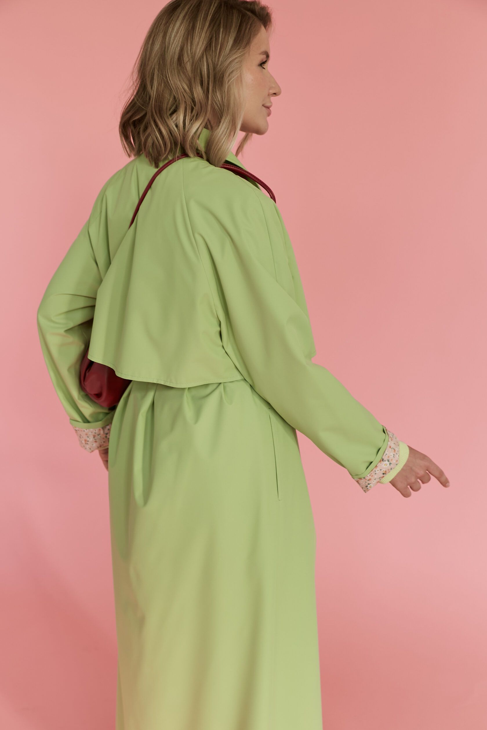 Тренч женский лайм S-M