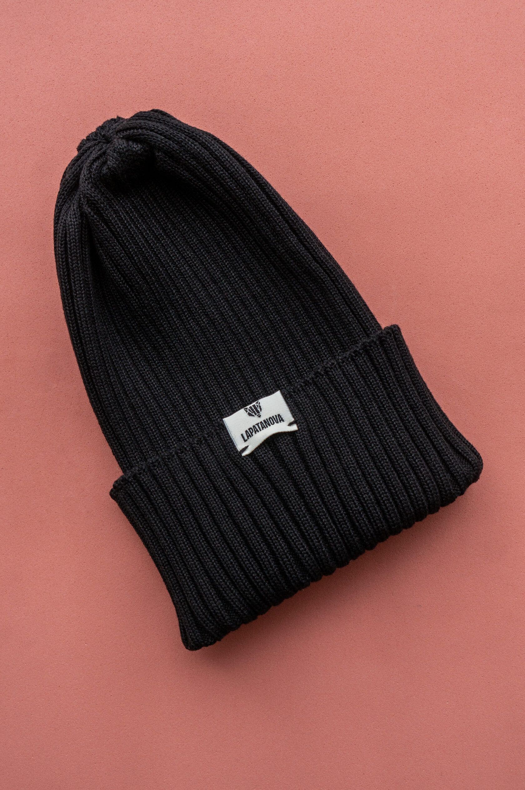 Шапка детская черный L(4-6 лет)