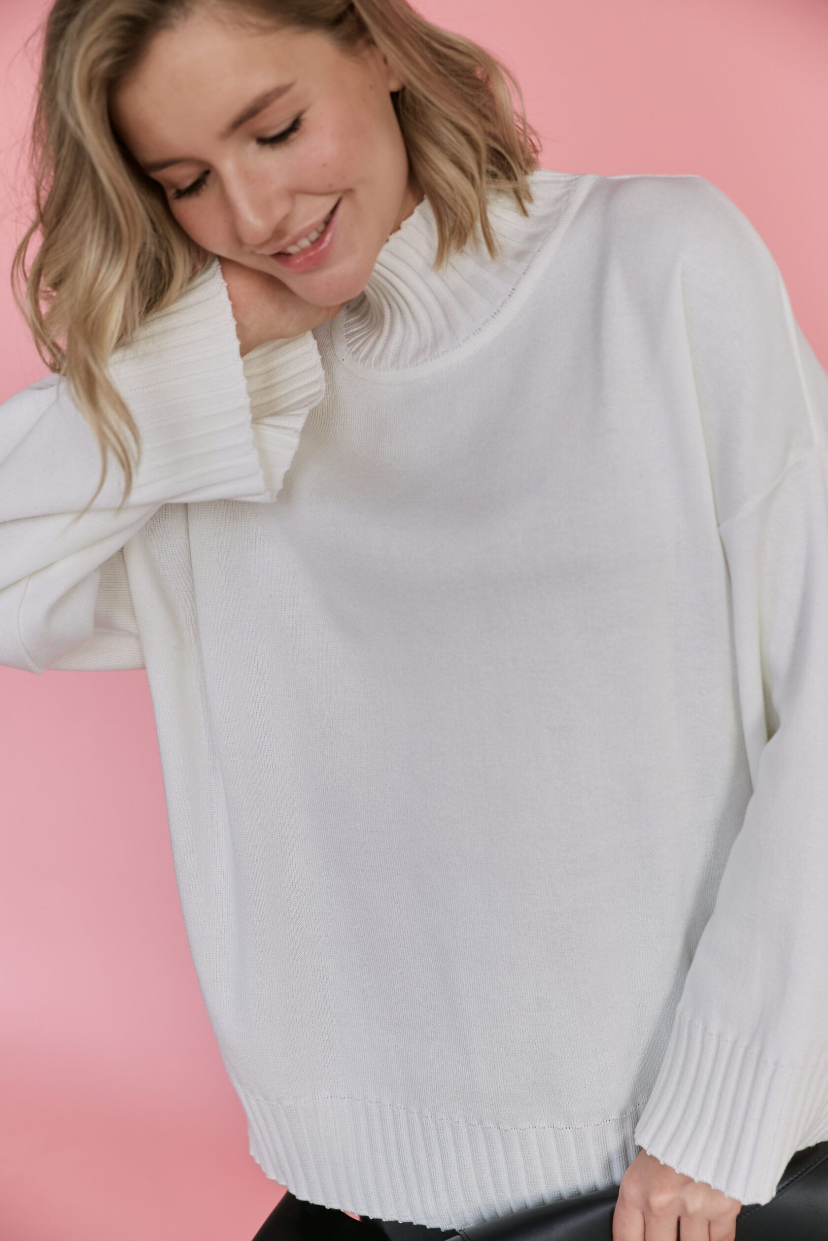 Свитер Кострома молочный XS-S