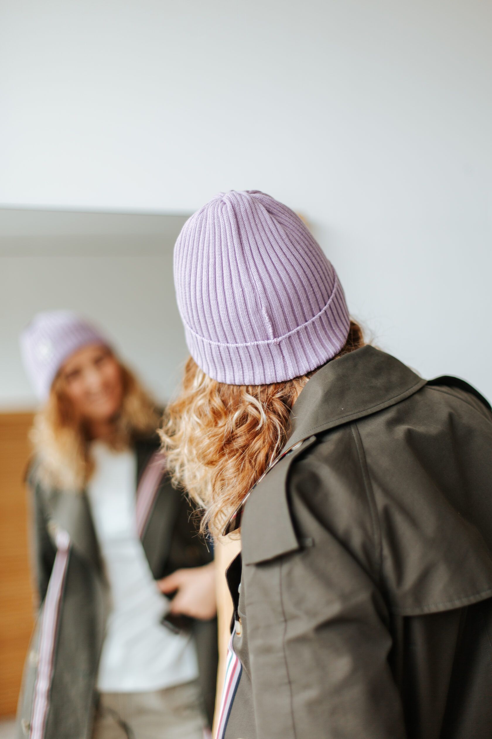 Шапка взрослая лаванда S-L