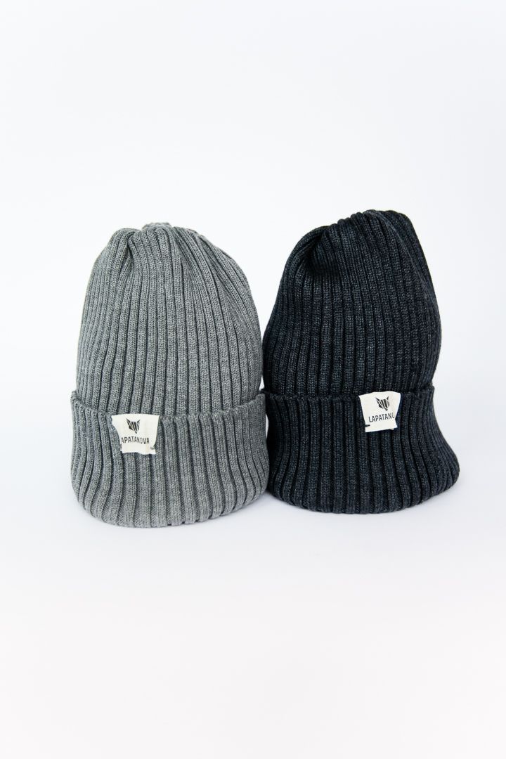 Шапка Взрослая серый меланж S-L