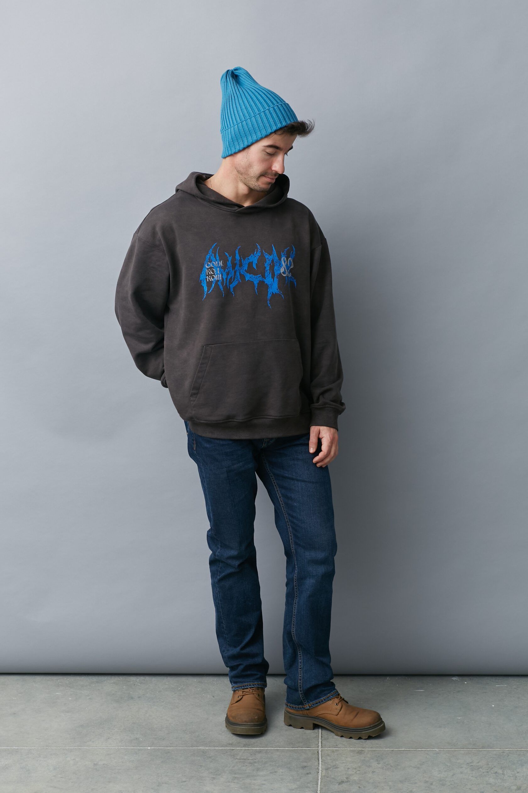 Шапка Взрослая морская волна S-L