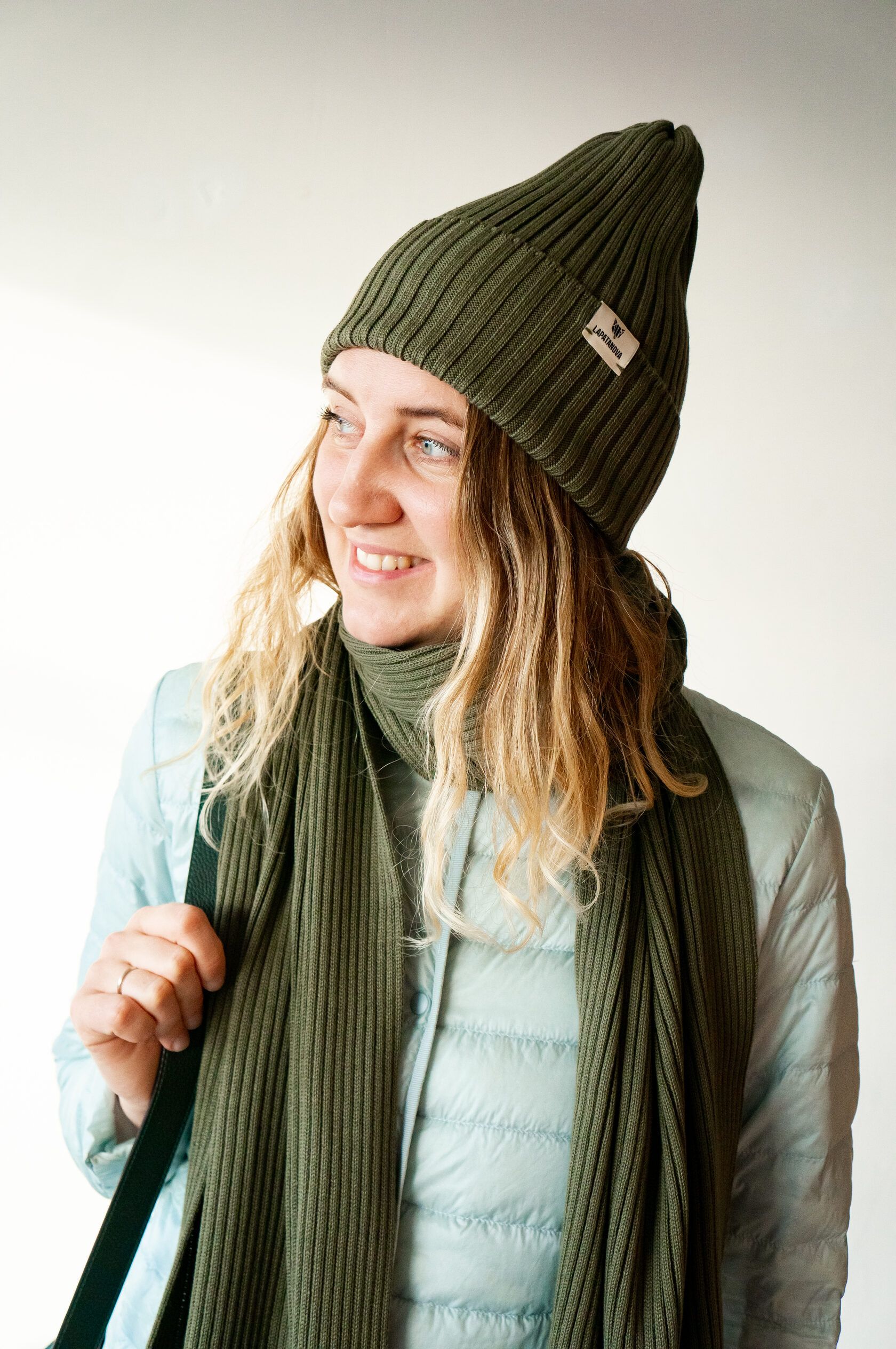 Шарф взрослый хаки undefined