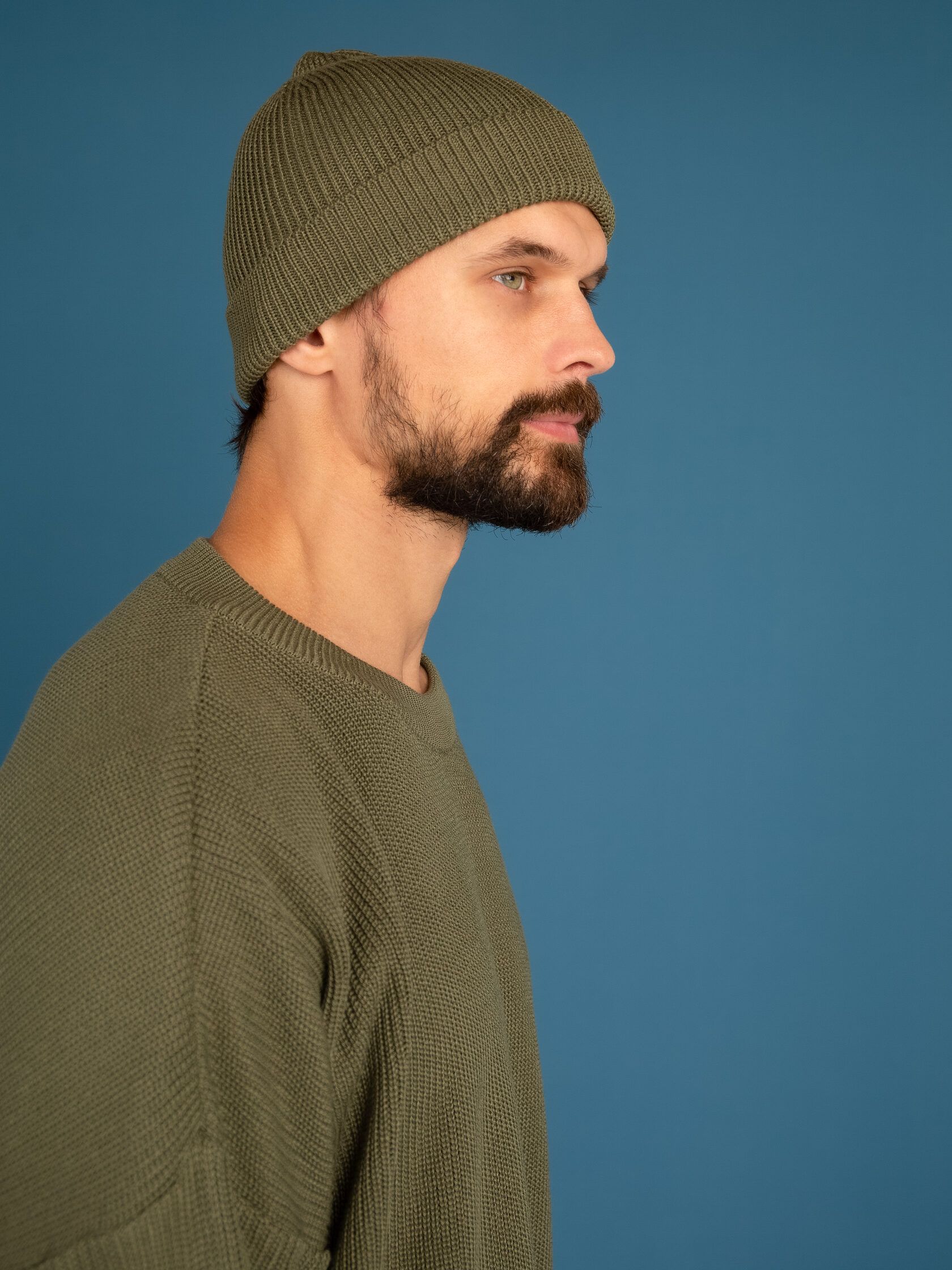 Шапка мужская бини хаки 54-60