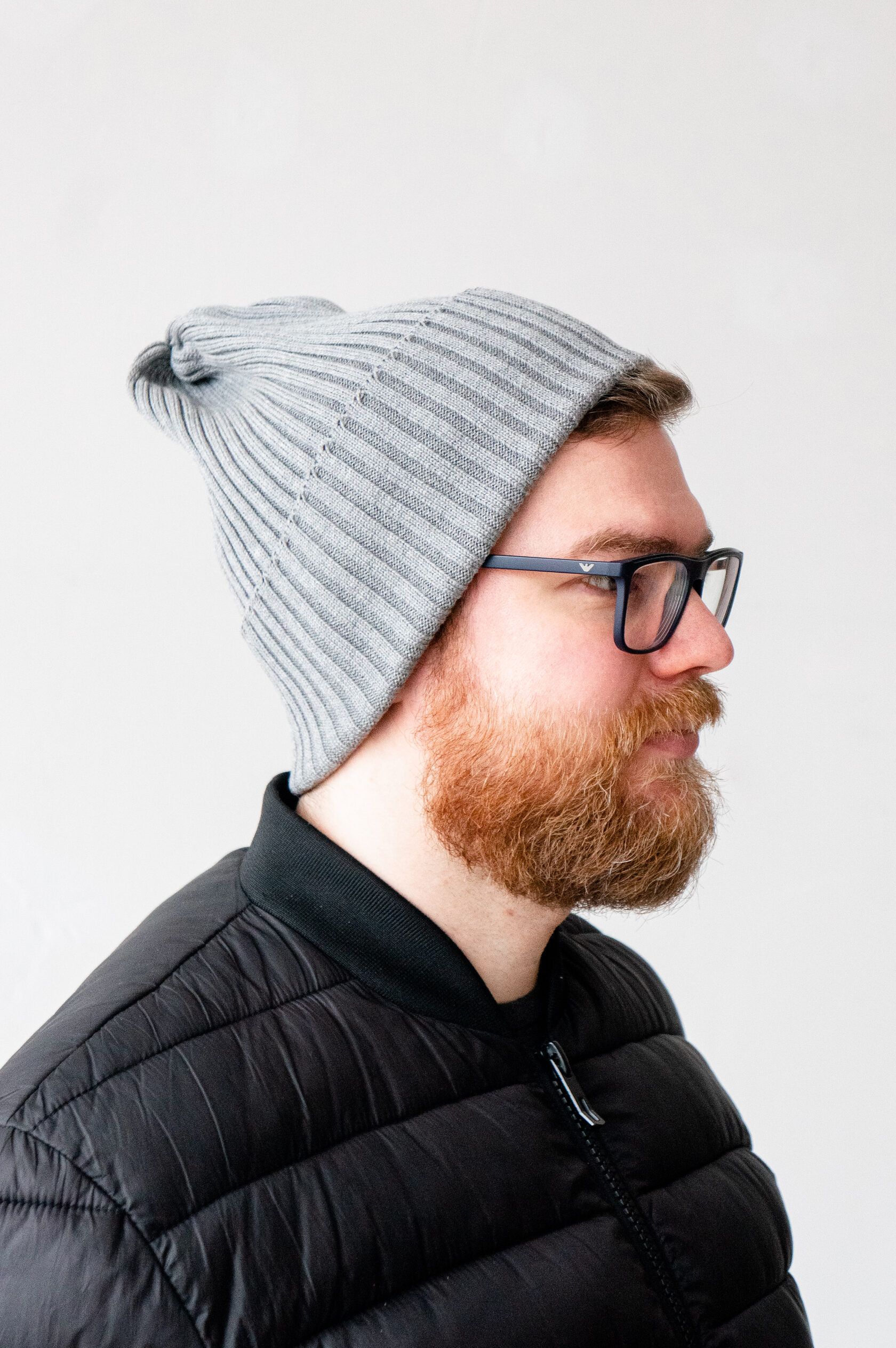 Шапка Взрослая серый меланж S-L