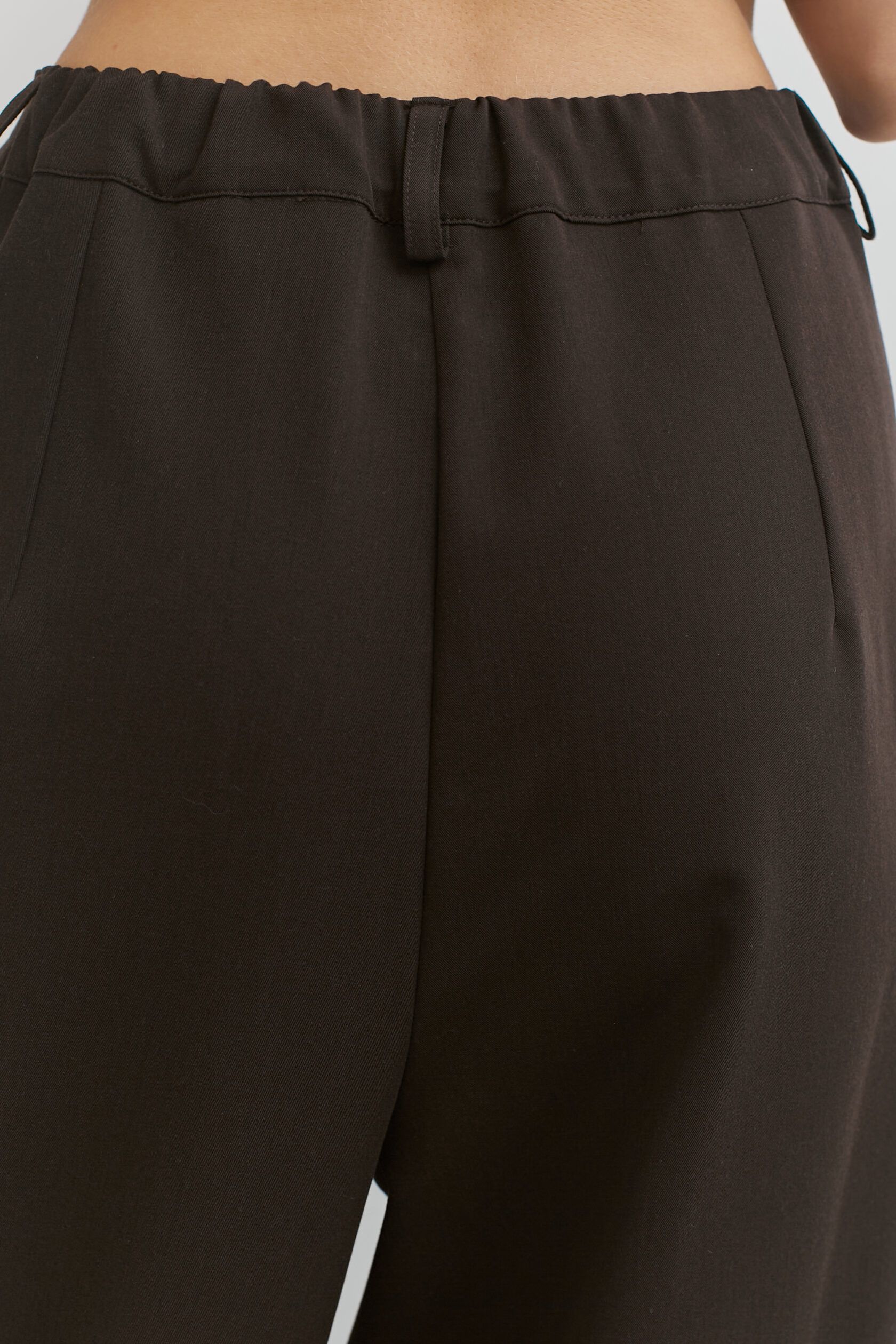 Брюки классика вискоза шоколадный S