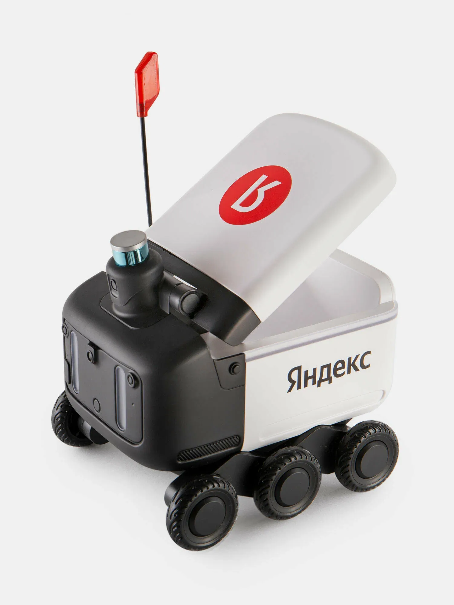 Радиоуправляемая игрушка Яндекс «Робот-доставщик», с пультом управления, радиус действия 25 метров