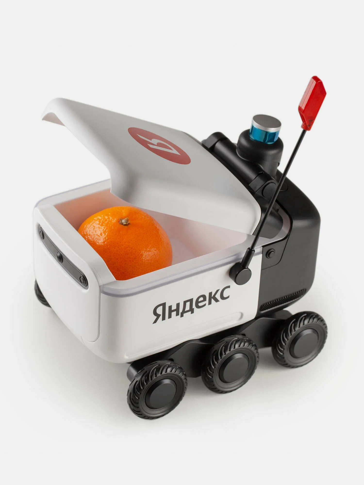 Радиоуправляемая игрушка Яндекс «Робот-доставщик», с пультом управления, радиус действия 25 метров