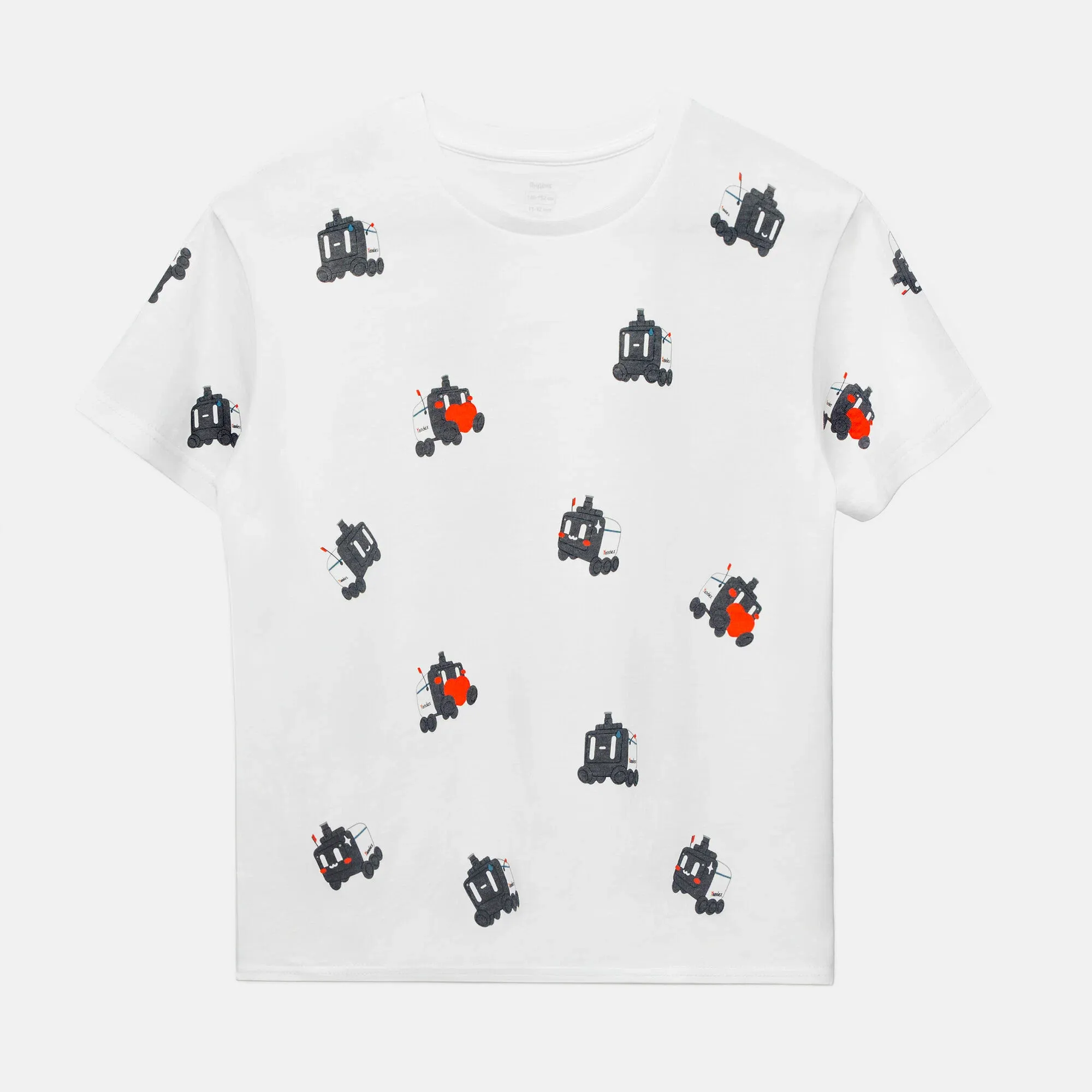 Детская футболка «Робот-доставщик Яндекса»